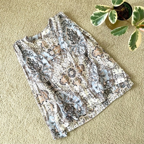 🎃 Free People Darcy Floral Swing High-Low Sleeveless Boho Top Small - Picture 7 of 16